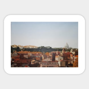 Saint Peters From The Terrace Of Santa Sabina Sticker